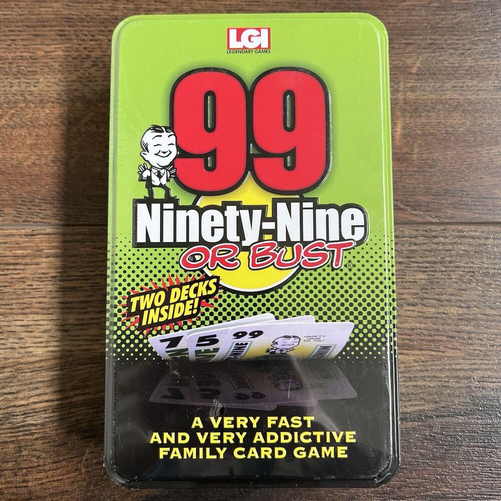 99 Ninety-Nine Or Bust LGI Legendary Games Family Card Game NIB